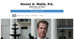 Desktop Screenshot of dwebblaw.com